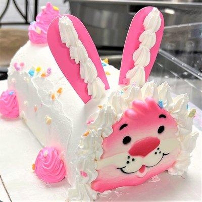 Easter Bunny Roll DQ Cake