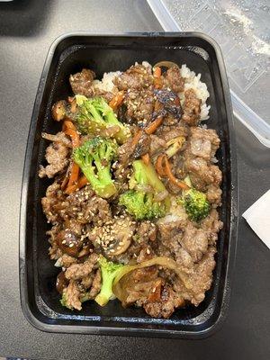 Bulgogi rice bowl