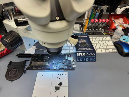 macbook logic board soldering