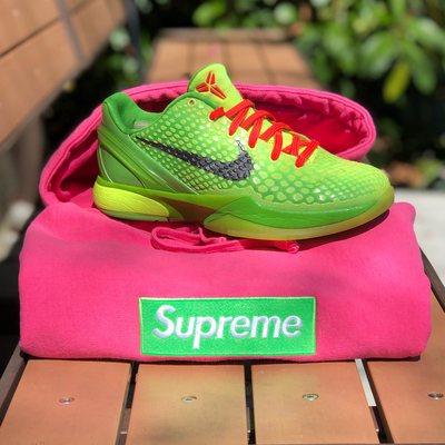 The Kobe 6 'Grinch' and this Supreme Box Logo Hoodie are a great combo!