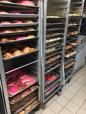 A snippet of the pan dulce selection