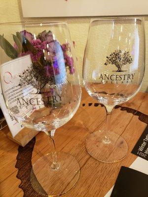 Tasting at Ancestry Cellars.