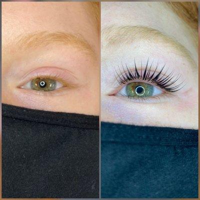 Lash lift & tint