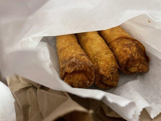 Golden Egg Rolls