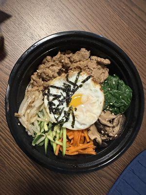 Bibimbap to go.