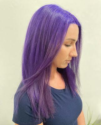 Amethyst hair