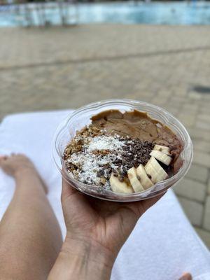 Almond nutty cacao bowl