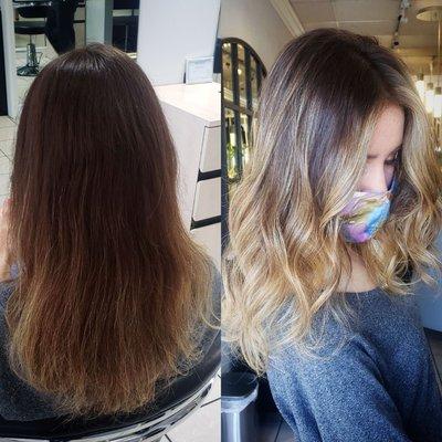 Balayage.