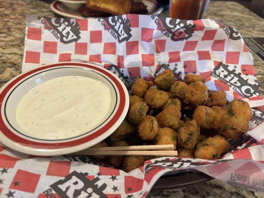 Fried okra