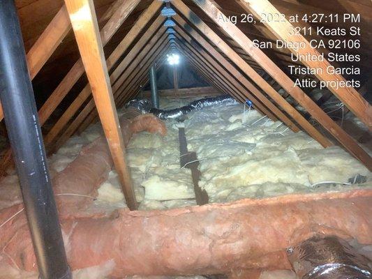 Attic Insulation After