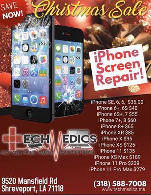 iPhone Screen Repair Christmas Sale!!