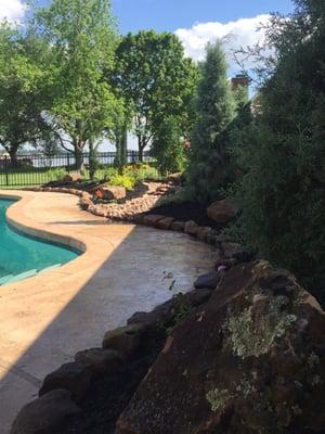 Before and after photos.  Lake front property lake Conroe.  All work completed in 1 day