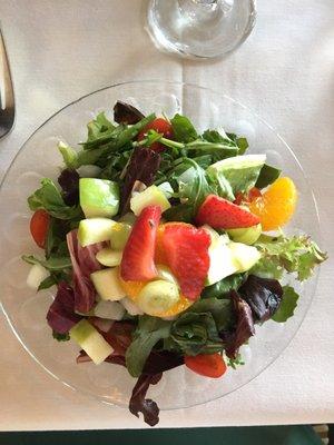 Perfect fresh salad in the North Rim dining room