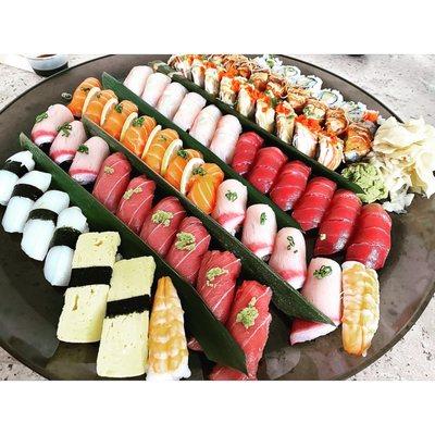 Sushi & roll platter- $100