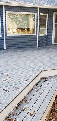 Deck, siding roof...so happy