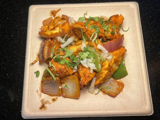 Chilli Chicken 
Stir fried  marinated Chicken with flavorful masala