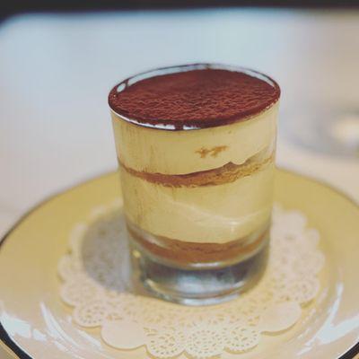 tiramisu in a glass