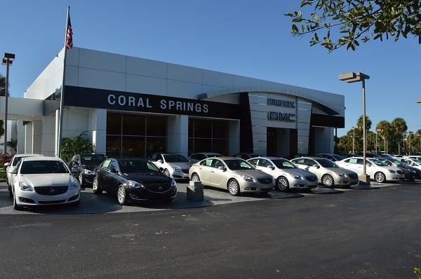 Our redesigned Coral Springs Buick GMC dealership! Located in the heart of Coral Springs on the corner of Atlantic & University