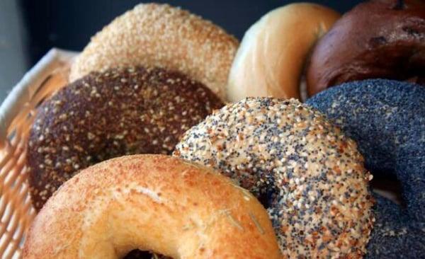 Not just New York Style Bagels, these are flown in fresh from New York.  The real thing...Actual New York Bagels.