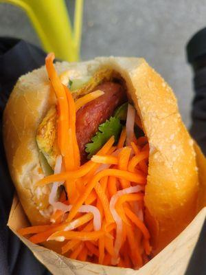 Spam and egg bahn mi