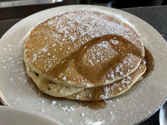 Chocolate chip pancakes - short stack