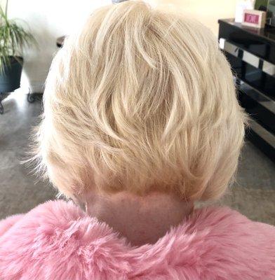 Single process bleach and cut by Maria