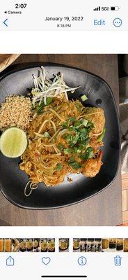 Chicken pad Thai