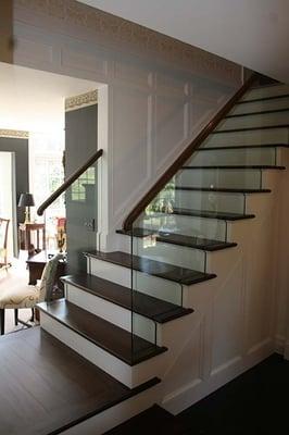 Staircase railing installations,