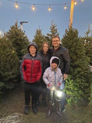 Happy families! Beautiful trees!