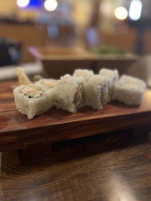 California roll- with crab meat. Beautifully done