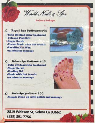 Pedicure Packages