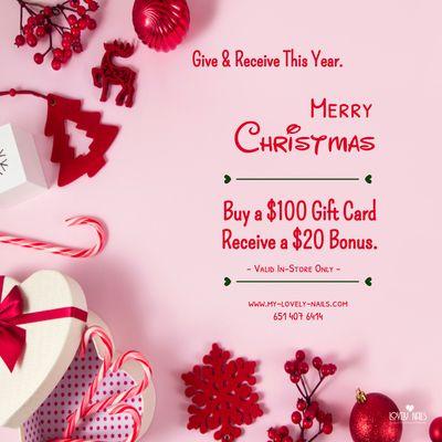 DID YOU REMEMBER EVERYONE??? We still have our gift card deal to grab today Dec 24th.