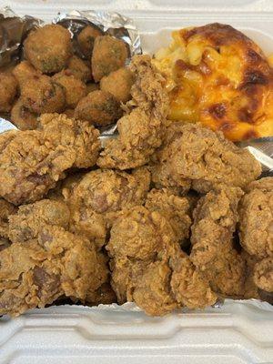 Fried Chicken Gizzard Dinner