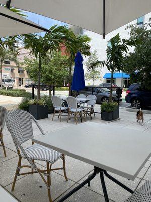 Patio seating