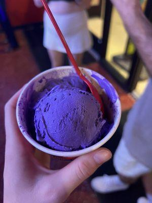 dairy free ube ice cream! delicious