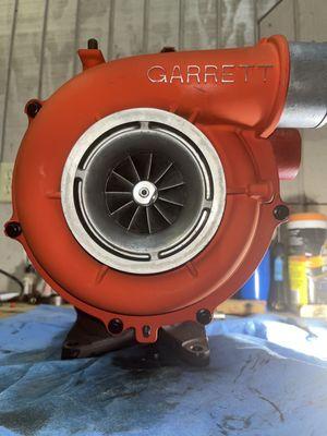 The turbo I upgraded with parts from ProSource Diesel