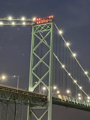 Picture of the "Ambaor" bridge sign.