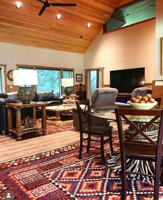 Wonderful cabin at West Glacier-Montana. Thanks for our valued customer for sharing this beautiful picture of his cabin.