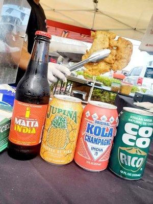 Malta India, Jupiña Pineapple Soda, Kola Champagne India, Coco Rico Soda