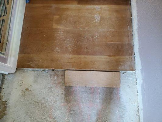 3/4" cherry flooring replacement