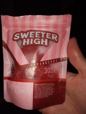 The Sweeter high strawberry edibles have good taste and convenient dosing.