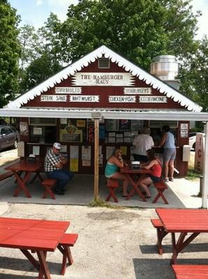 Front view of Hamburger Haus, Dundee, WI.