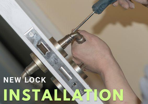 New Door Lock Installation