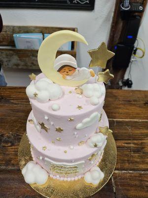 Gender Reveal Cake