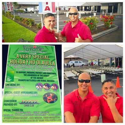 Come on down to #bigislandtoyotakona for a very special Holiday Ho'olaulea featuring FREE live music from MAKAHA SONS!