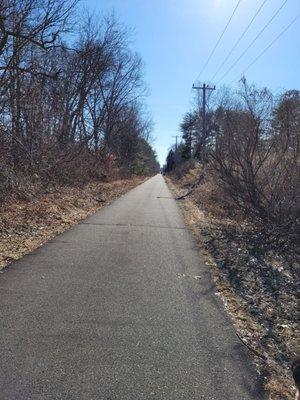 Trail adjacent to park