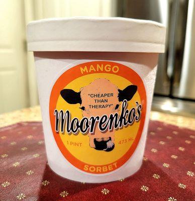 Mango sorbet