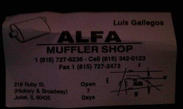 Alfa Mufflers Shops