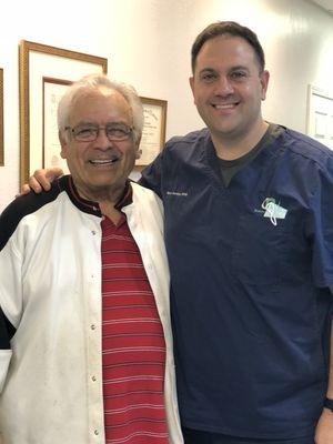 It was great to see our patient Mr Herrera 6 months after full upper lower implant reconstruction.