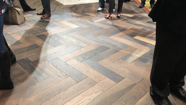 Harringbone hardwood